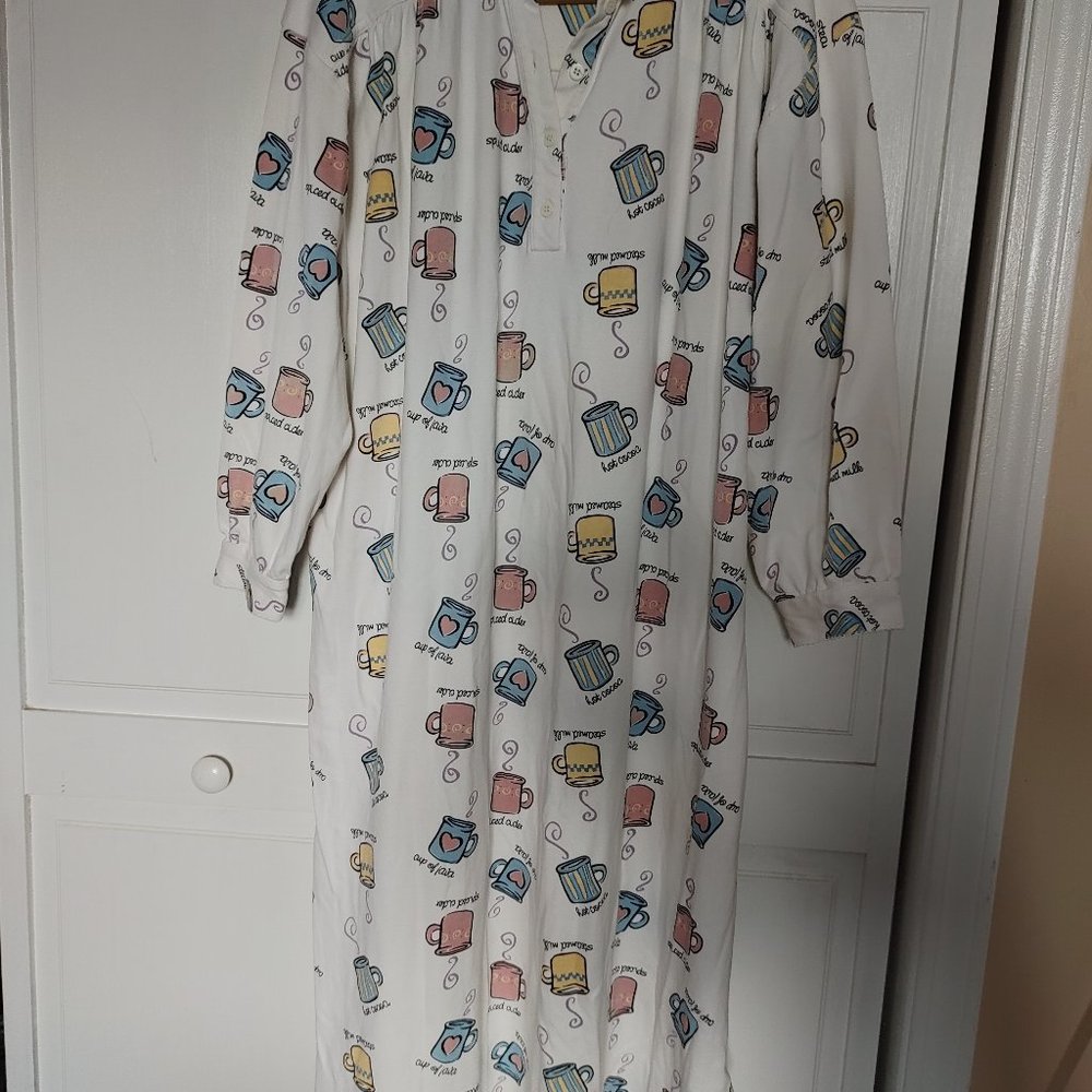 Lingerie Nordstrom Nightgown 100% cotton 1X